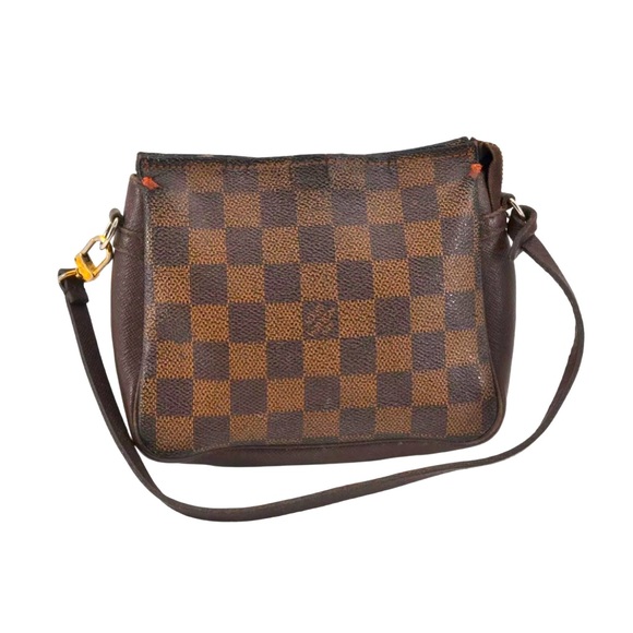 SOLD Authentic Mini Damier Ebene Trousse Make Up Bag Pochette - Picture 2 of 14